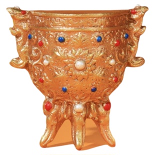 杭州文创冰箱贴博物馆影青釉里红高足杯浙江特产纪念品特色伴手礼