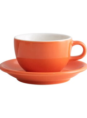 日本美浓烧彩色陶瓷咖啡杯拿铁杯