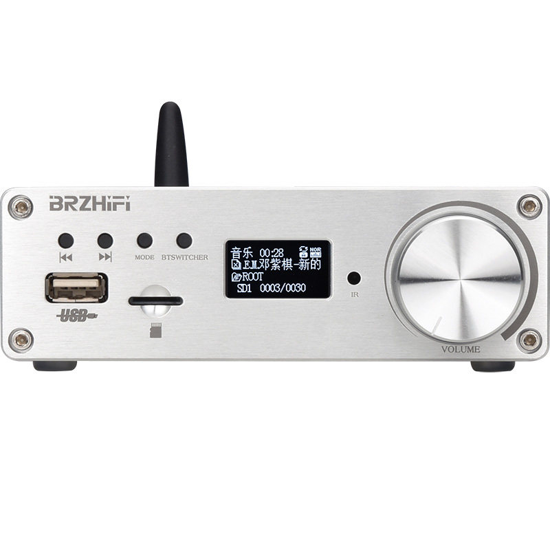 TPA3250发烧hifi数字功放机U盘/TF卡播放蓝牙5.0多功能大功率130W