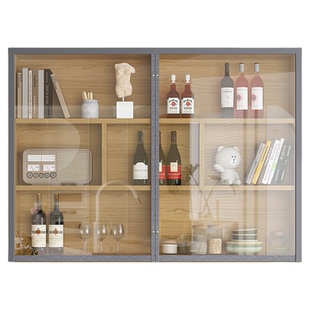 开放式柜子遮挡帘防尘罩橱柜衣架鞋柜酒柜杂物柜遮丑帘透明拉帘子