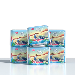 由趣鲸芯卫生巾独立日夜组合姨妈巾夜用日用超薄舒适透气学生