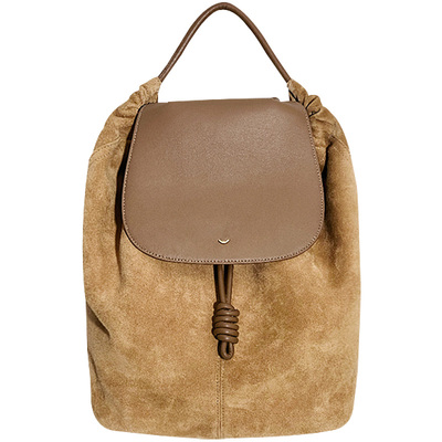 2025新款小众磨砂皮双肩包女上班通勤电脑包大容量休闲旅行背包男