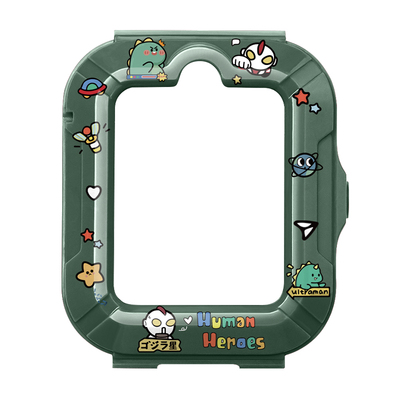 适用于华为儿童手表5表带4pro硅胶KTY-L10/5活力版/5新耀版卡通印花学生手表带可爱表带替换腕带男女学生通用