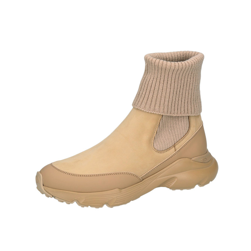 【自营】TOD’S/托德斯女士拼接切尔西靴子短靴 XXW54C0JP30UMO