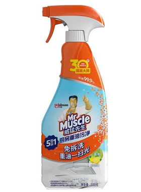 500g威猛先生厨房重油污净柠檬