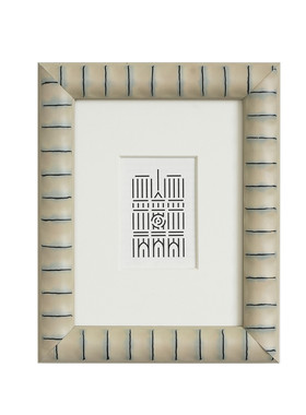 框大师灰色实木画框相框定制装裱