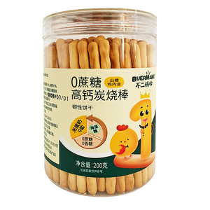 不二妈咪高钙炭烧棒宝宝手指饼干