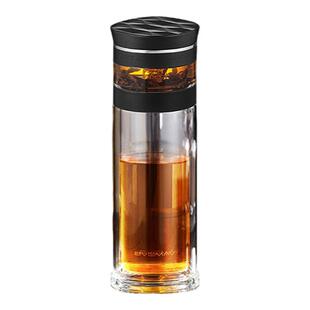 英国宝威玛玻璃杯茶水分离杯男便携隔热高档商务办公室泡茶水杯子