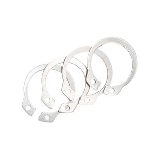 304不锈钢轴用挡圈轴卡轴承轴用弹性卡簧 A形卡环C型外卡轴GB894