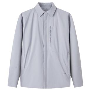 九牧王男装秋冬柔然亲肤易打理秋冬棉服夹克翻领商务户外