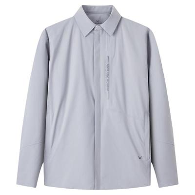 九牧王男装秋冬柔然亲肤易打理秋冬棉服夹克翻领商务户外