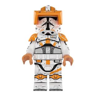 中国积木暴风兵汉索罗凯洛伦曼达洛人儿童积木拼插小人仔玩具组装