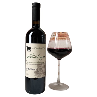 格鲁吉亚原瓶进口红酒金兹黑羊