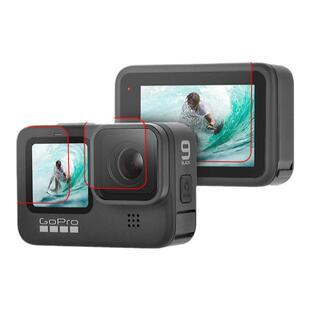 钢化膜适用gopro hero13/11/10/9/8/7/6/5配件黑狗高清前后膜gopromax显示屏屏幕保护膜gopro12运动相机贴膜