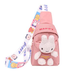 儿童斜挎包男女童新款时尚女孩洋气胸包小学生单肩小背包腰包小潮