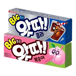 【旗舰】乐天韩国进口泡泡糖儿童大大卷老式怀旧口香糖水果味糖条