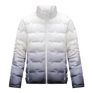 鸭鸭短款羽绒服女薄款2022年新款小个子冬季男士情侣外套轻薄款潮