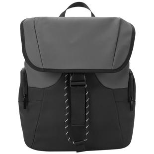 热风男士背包2025年春季新款休闲翻盖双肩包大容量商务通勤电脑包