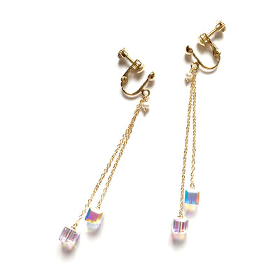 原创设计风极光新款潮流苏长耳环