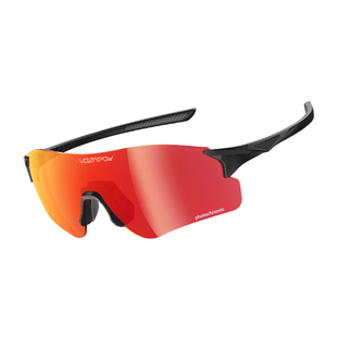 Vozapow沃飒跑步眼镜骑行护目镜男马拉松眼镜防风变色女户外墨镜