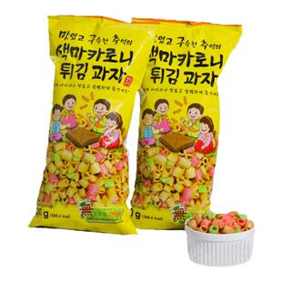 韩国进口怡情爆米花怡情牌香脆小麦通心脆空心球形网红零食老式