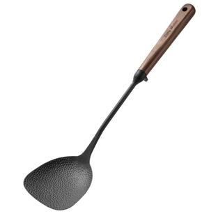 卡特马克锻打铁铲家用铲子木柄炒菜铲耐高温锅勺套装老式铲无涂层