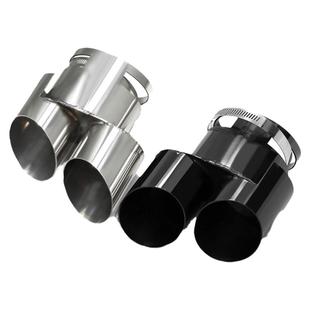 适用于宝马X5X6X7排气管改装升级四出运动尾喉原车加装无损安装