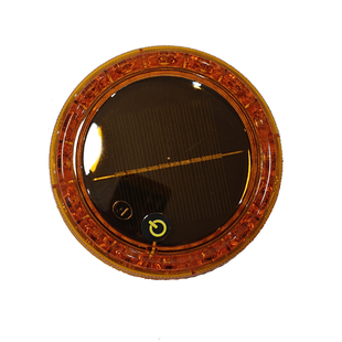 太阳能警示灯黄色光后尾灯防追尾雾货车爆闪三四轮流水强磁LED红