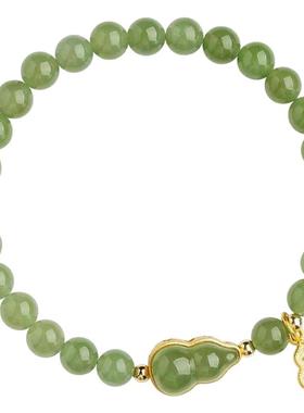 新款蜜蜡和田玉葫芦手链民族风古风时尚送闺蜜手饰