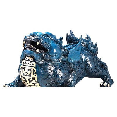 铜貔貅铜家居摆放新中式