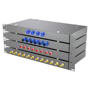 YOUYSI加厚电信级24口24芯SC单模机架式光纤终端盒光缆熔接盒接续盒ST卡口FC圆口48芯LC终端盒满配