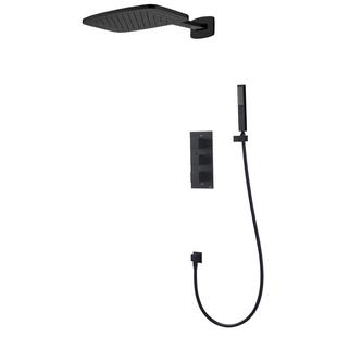 新品暗装入墙式瀑布花洒卫生间智能恒温淋浴器花洒套装