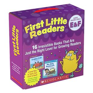 小读者E F级16册 英文原版 First Little Readers Guided Reading Levels E and F 分级阅读绘本Scholastic学乐指导性阅读家长套装
