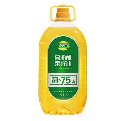 道道全高油酸菜籽油油酸高于75%