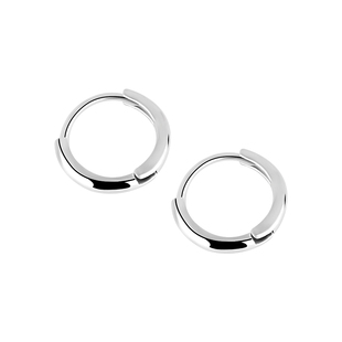 999纯银耳环女圈圈高级感ins风耳骨钉睡觉免摘养耳洞耳钉耳圈耳饰