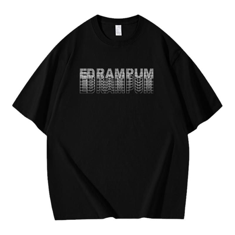 FOMK国潮牌美式夏季字母印花短袖T恤男女同款宽松重磅半袖上衣TEE