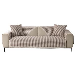 四季通用棉麻沙发垫布艺 老粗布沙发巾套罩新款可定制防滑 防静电