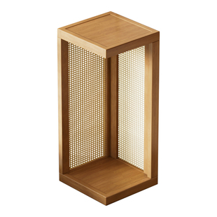 博古架实木中式花架客厅落地式宋代美学茶室置物架植物摆放展示架