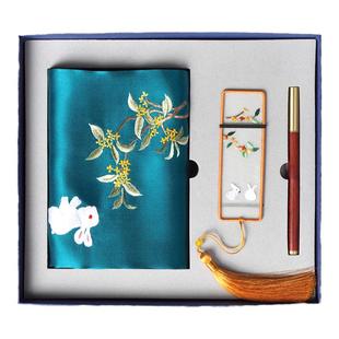 苏州丝巾刺绣围巾礼盒工艺品中国特色礼物送老外的伴手礼外宾年会