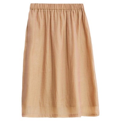 ltyp旅途原品桑蚕丝气质半身裙