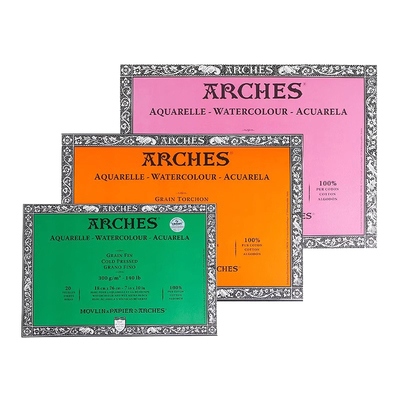阿诗ARCHES纯棉水彩本300g/640g