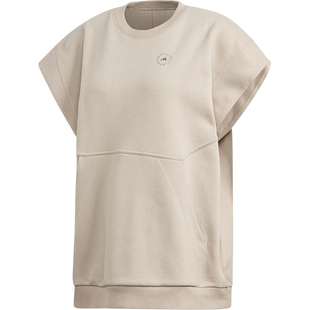 Adidas/阿迪达斯正品MUSCLE女士训练宽松无袖运动短袖FU0725