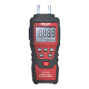 德力西电气手持式微压数字差压表数显差压负压表微压风压仪气压计