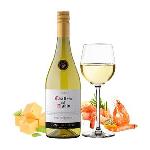 智利原瓶进口干露红魔鬼珍藏系列霞多丽干白葡萄酒