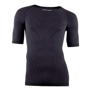 UYN动系列男女短袖衫夏季防晒吸湿排汗运动休闲舒适运动黑色水蓝