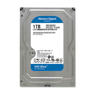 WD/西部数据 10EZEX/10EARZ 1TB 3.5寸SATA3机械硬盘 7200蓝盘CMR