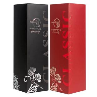 红酒包装礼盒单双支装葡萄酒礼品手提袋子 2支红酒盒通用纸盒定制