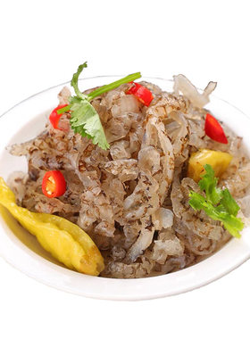 荷味泡椒鱼皮凉拌菜开袋即食低脂