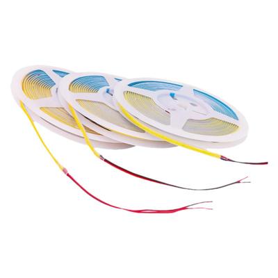 5V超窄cob灯条3mm宽线形灯自粘高显指室内酒柜展示装饰氛围灯带