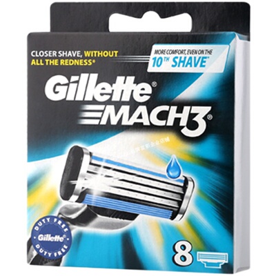 锋速3三层刀片吉列剃须刀替换头